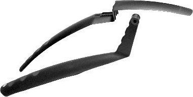 Set baltëpritës biçiklete SKS Crossboard, 26", clip on, i zi