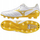Фудбалски копачки Mizuno Morelia Neo IV Pro FG, кожа, за природни терени, бели со златни детали