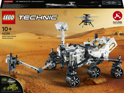 Lodër konstruktore LEGO Technic NASA Mars Rover Perseverance 42158, set për me ndërtu, për kalamaj 10+