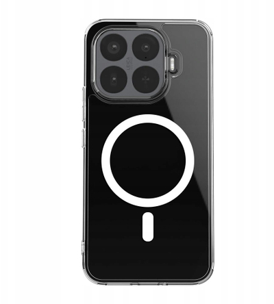 Mbulesa Crong Hybrid Clear Magnetic MagSafe për Xiaomi 17T Pro 5G, e tejdukshme