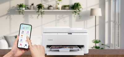 Мултифункционален печатач Canon PIXMA TS7550i, Wi-Fi, ADF, бел