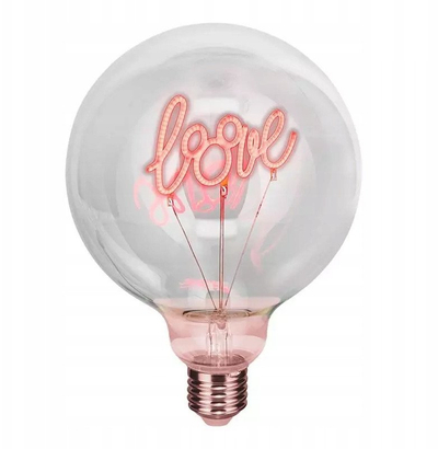 Llambë dekorative Disney Mickey LED Neon, filament “love”, dritë e kuqe