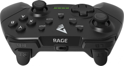 Kontroller për lojëra Savio Rage, i zi