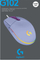 Maus Logitech G102 Lightsync vjollcë (910-005854)