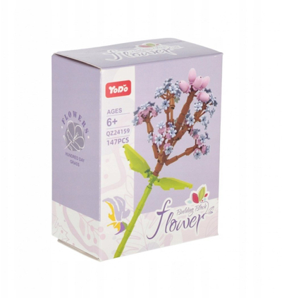 Set konstruktues Yoyo QZ24159 Flower, 147 pjesë, për fëmijë 6+, shumëngjyrësh