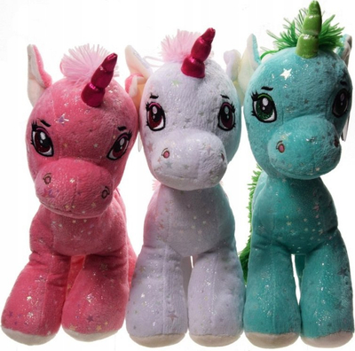 Lodër pelushi Unicorn Sun Day, 30cm, njëbrirësh, shumëngjyrësh