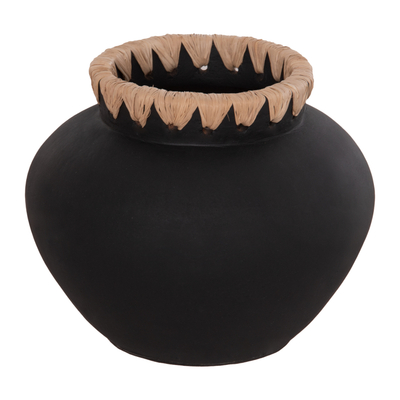 Vazo dekorative Renton S Φ23x19Hcm (HM4733), zezë