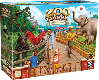 Lojë tavoline Zoo Tycoon Board Game, strategjike, familjare, shumëngjyrëshe
