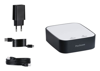 Kontrollues ndriçimi smart Paulmann 50135, ZigBee, kabllo dhe wireless, antracit e bardhë