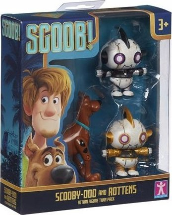 Lodër figurina Scoob Movie Twin Pack, 2 figura veprimi, 12cm, shumëngjyrëshe