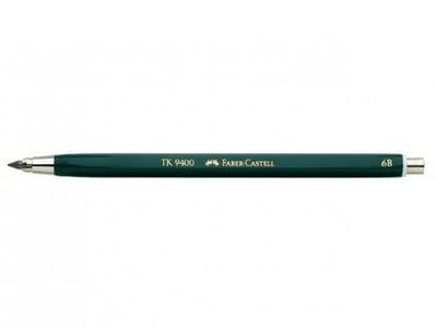 Механичка оловка Фабер-Кастел ТК9400, 3mm, 6B, зелена