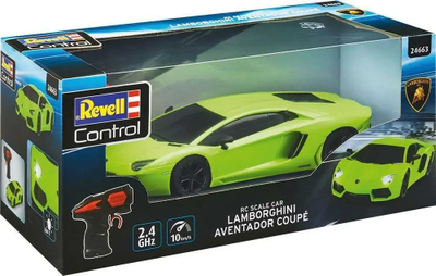 Makina me telekomandë Revell Lamborghini Aventador, 2.4 GHz, shpejtësi 10 km/h, jeshile