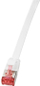 Kabllo rrjeti LogiLink CF2031S, Cat.6A, 1 m, e bardhë
