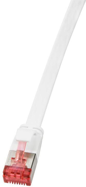 Kabllo rrjeti LogiLink CF2031S, Cat.6A, 1 m, e bardhë