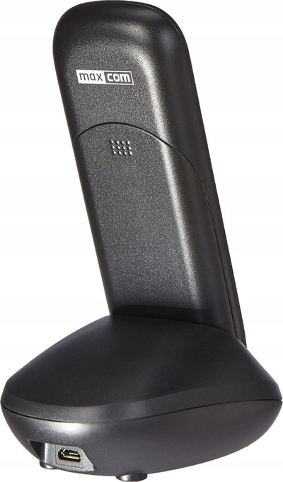 Фиксен телефон GSM Maxcom MM35D, за SIM-картичка, сет 2 парчиња, бел