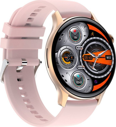 Smartwatch Rubicon RNCF10, ekran AMOLED 1.43", rozë