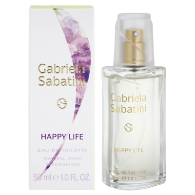Eau de Toilette Gabriela Sabatini Happy Life, 30 ml
