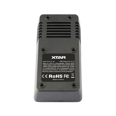 Karikues baterish XTAR VC2, Li ion, 2 slote, ekran LCD, i zi