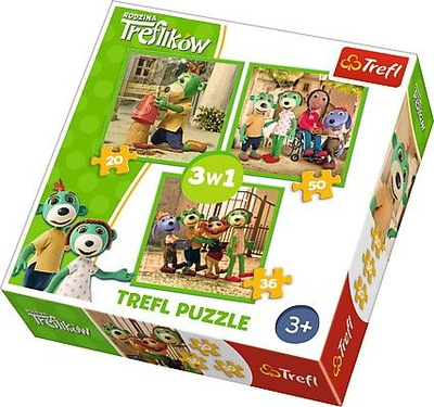 Puzzle Trefl 3në1 Familja Treflik (GXP-645299)