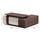Tavolinë zyre këndore President HM2147L, majtas, melaminë, 200x160x76 cm, walnut beige
