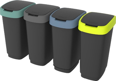 Kosh plerash Rotho TWIST, 10L, plastik, blu