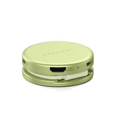 Satechi OntheGo 5-in-1 Multiport Adapter, Citrus