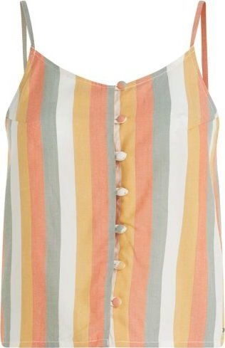 Bluzë verore O'Neill Tiare Woven Tank Top, pa mëngë, viskozë, me vija shumëngjyrëshe
