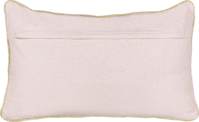 Set jastëkësh dekorativë velvet, 30 x 50 cm, me pemë Krishtlindjesh, rozë