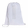 Çantë sportive adidas Real Madrid Gymsack JX3188, 100% poliester i ricikluar, xhep anësor me zinxhir, e bardhë