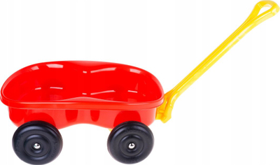 Karre lodër plastike Tupiko TOY THE PLASTIC CARRIAGE WA, me rrota, shumëngjyrëshe