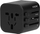 Adapter universal udhëtimi Orno GOworld TA-1, 100-240V, 8A, i zi