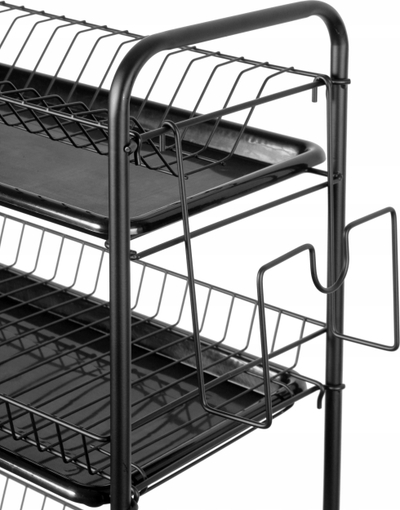 Organizues lavamani BR-3413, çelik inox, me tabaka pikimi, i zi