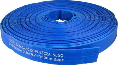 Zorrë uji GEKO, 100m, 1", 2 bar, blu
