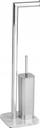 Set WC Wenko 22507100, metal, lartësi 73 cm, krom argjendi