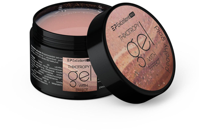 Xhel ndërtues Excellent Pro Thixotropy Peachy Gold, me shkëlqim, 50 g
