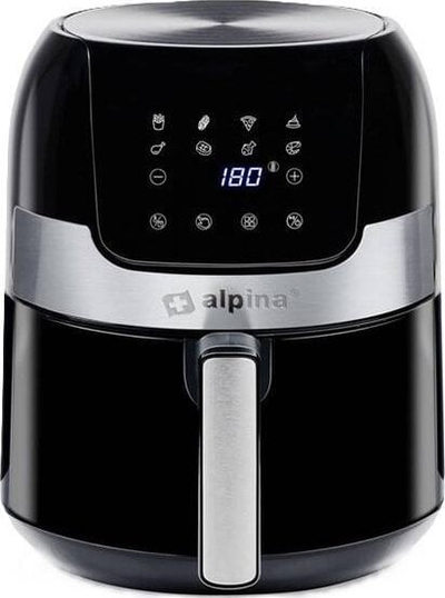 Fritezë me ajër Alpina AirFryer, 3.5L, 1400W, e zezë