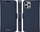 Çantë telefoni dbramante Milano për iPhone 12 / 12 Pro 6.1\", Ocean Blue, blu
