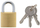 Катанец за закачување Hanging Lock HL403A, 30mm, бронза