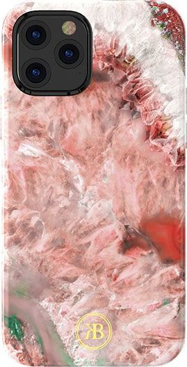 Maskë telefoni Kingxbar Agate Series për iPhone 12 mini, PC, shumë e hollë, e kuqe