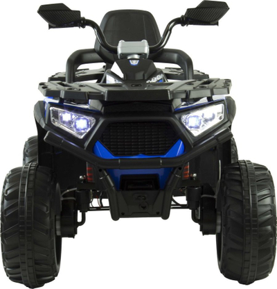 Quad elektrik për kalamaj 4x4, me telekomandë, LED, Bluetooth, blu me zi