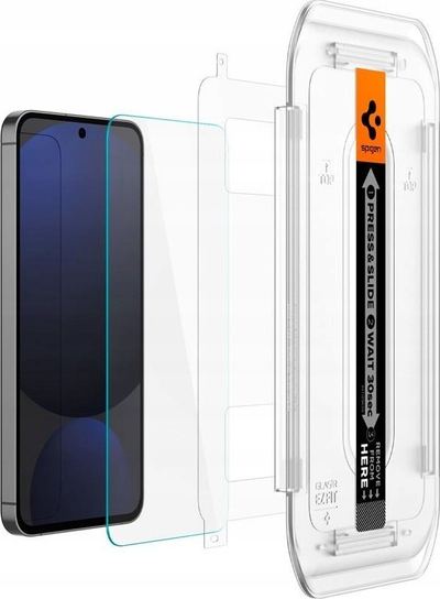 Xhami i mbrojtur Spigen Glas.tR EZ Fit, Galaxy S24 FE, 2 cope, transparent