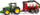 Lodër traktor Bruder 03154 John Deere, me rimorkio pylli, jeshile