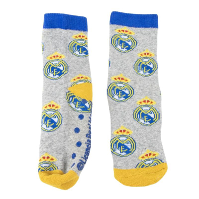 Çorape dimri Real Madrid Cerda Junior, antirrëshqitëse, set me 2 palë, blu edhe gri