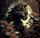 Pikturë me gurë Norimpex Gothic Cat, 30x40cm, shumëngjyrëshe