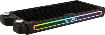 Radiator ftohje me ujë Raijintek Teos RGB, 240mm, bakër, i zi