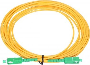 Kabllo ExtraLink PatchCord, SC / APC-SC / APC, G.652D, 0.5m, e verdhë