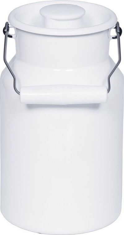 Ibrik qumështi Kelomat, 1.5L, me kapak, i bardhë