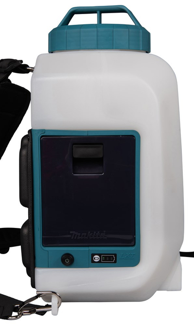 Spërkatës shpine me bateri Makita DUS108Z, 10L, 18V LXT, blu