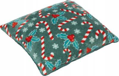 Jastëk dekorativ Feeric Christmas Holly Candy Cane, 40 x 40 cm, jeshile e kuqe