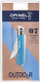 Thikë xhepi Opinel No. 07 Colorama, dru ahu, teh inox Sandvik 12C27, cian
